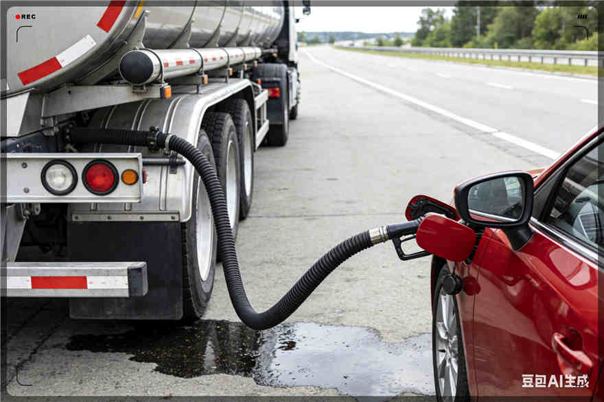 佛冈汽车救援送水案例